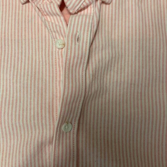 Zara Pink/White Button Down - Picture 3 of 4